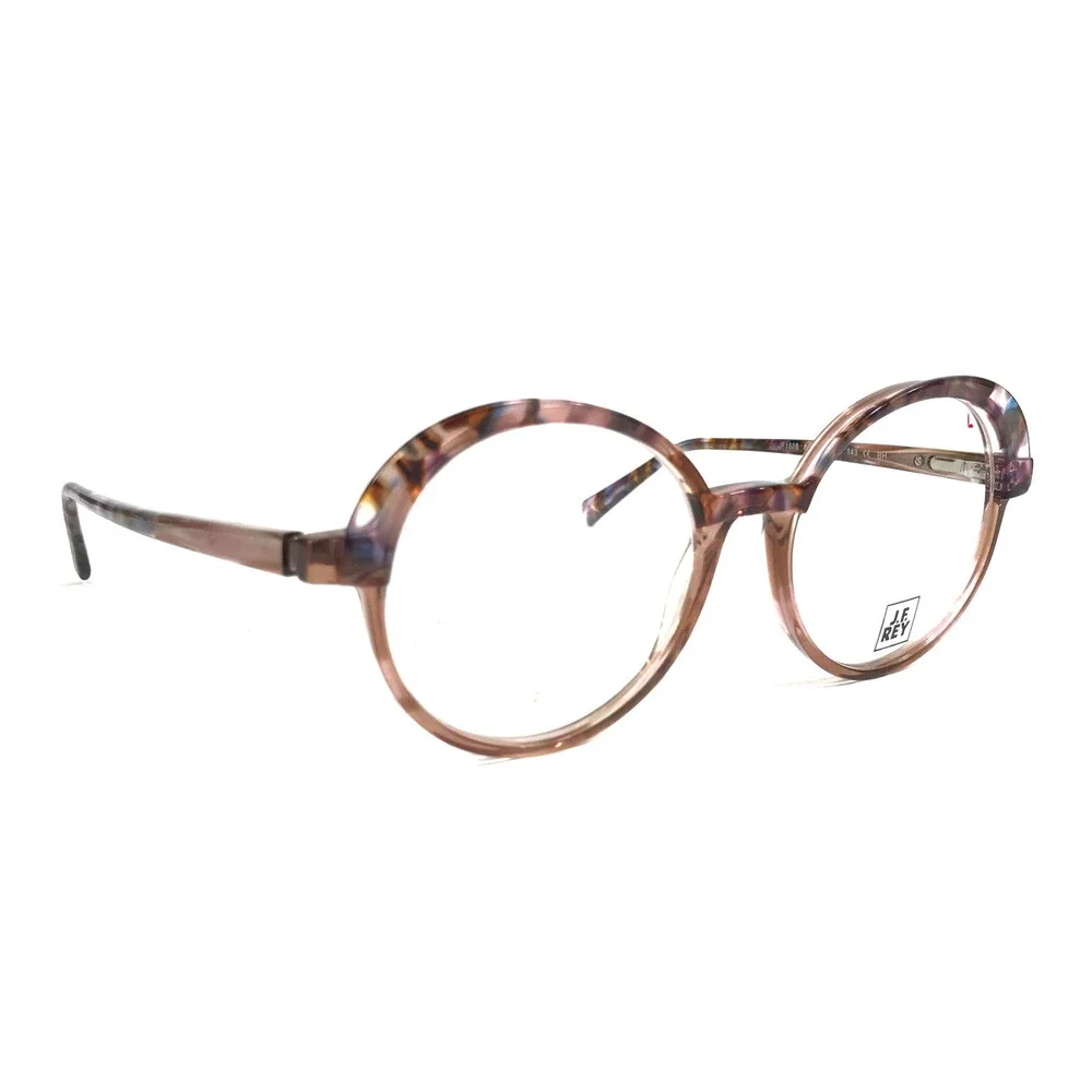 J. F. Rey Eyeglasses Frames JF1528 8075 Brown Pink Tortoise Full Rim 54-18-143